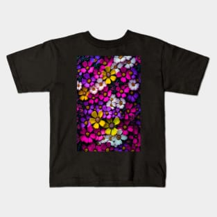 Bright Flower Field: Eco-Friendly Designs for a Green Future Kids T-Shirt